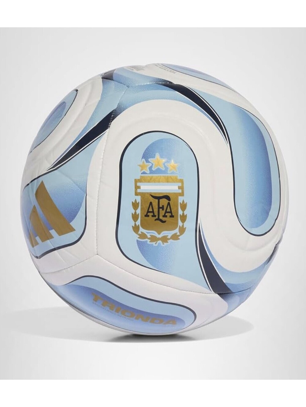 Adidas Argentina AFA Trionda Home Soccer Ball Size 5 Blue White